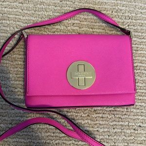 Kate Spade crossbody (pink leather)